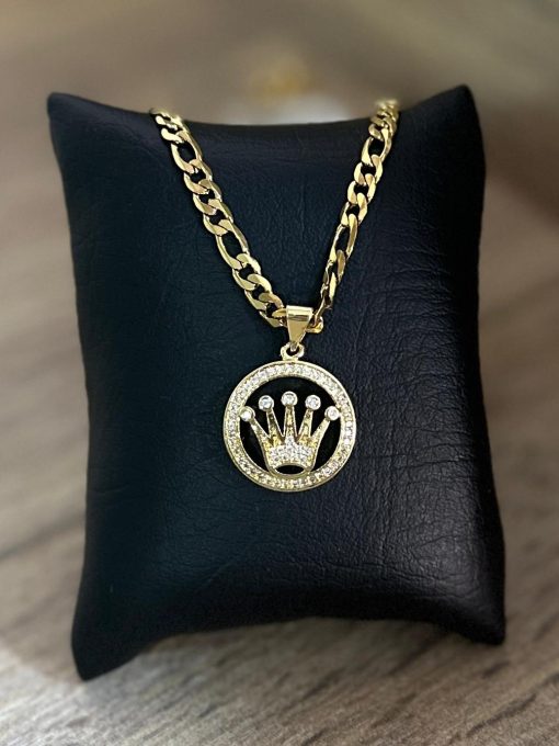 MDE Cadena/Rosario Caballero - Acero Dorado ROLEX