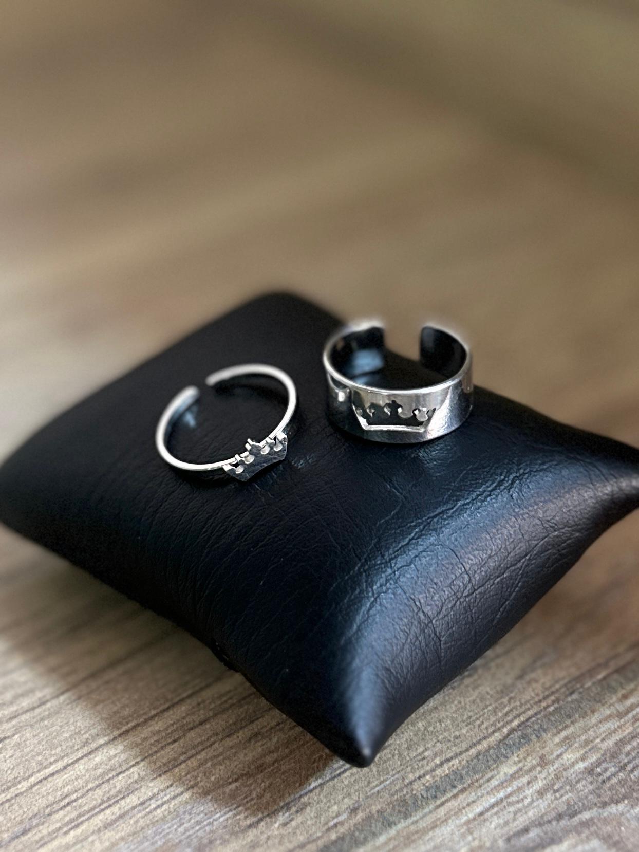 BQUILLA Pareja de Anillos - Plateado