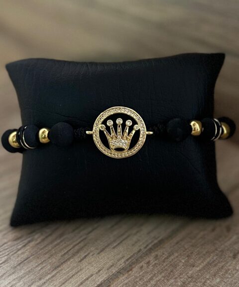 BQUILLA Pulsera tipo Rolex Dorada