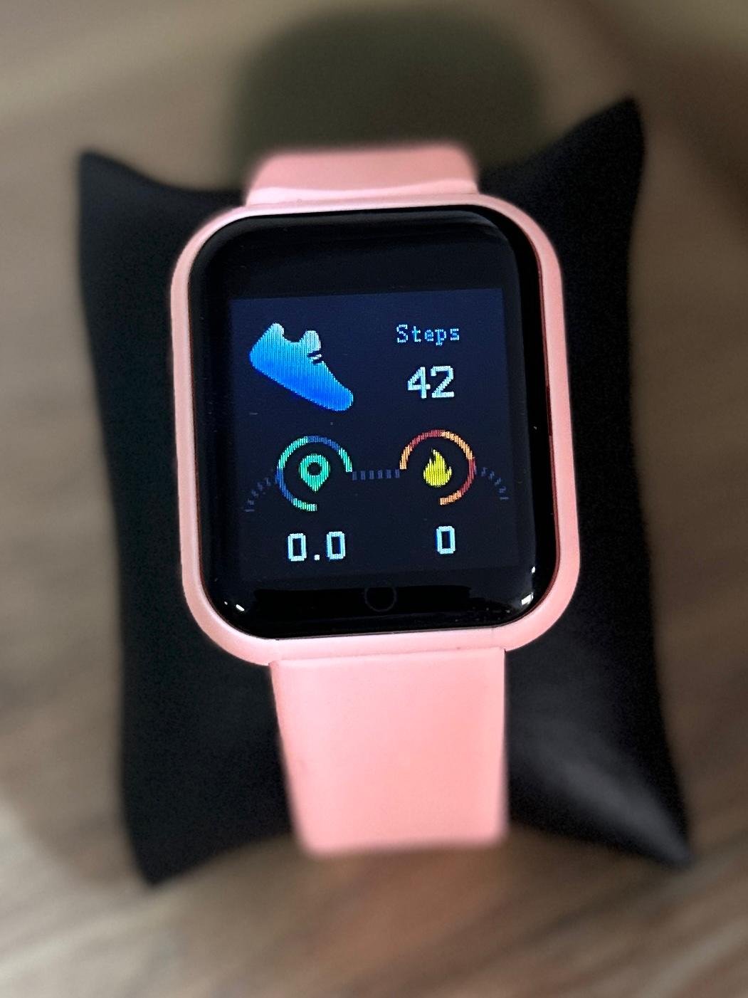 BQUILLA Reloj Smart - Y68 D20 □ Rosado