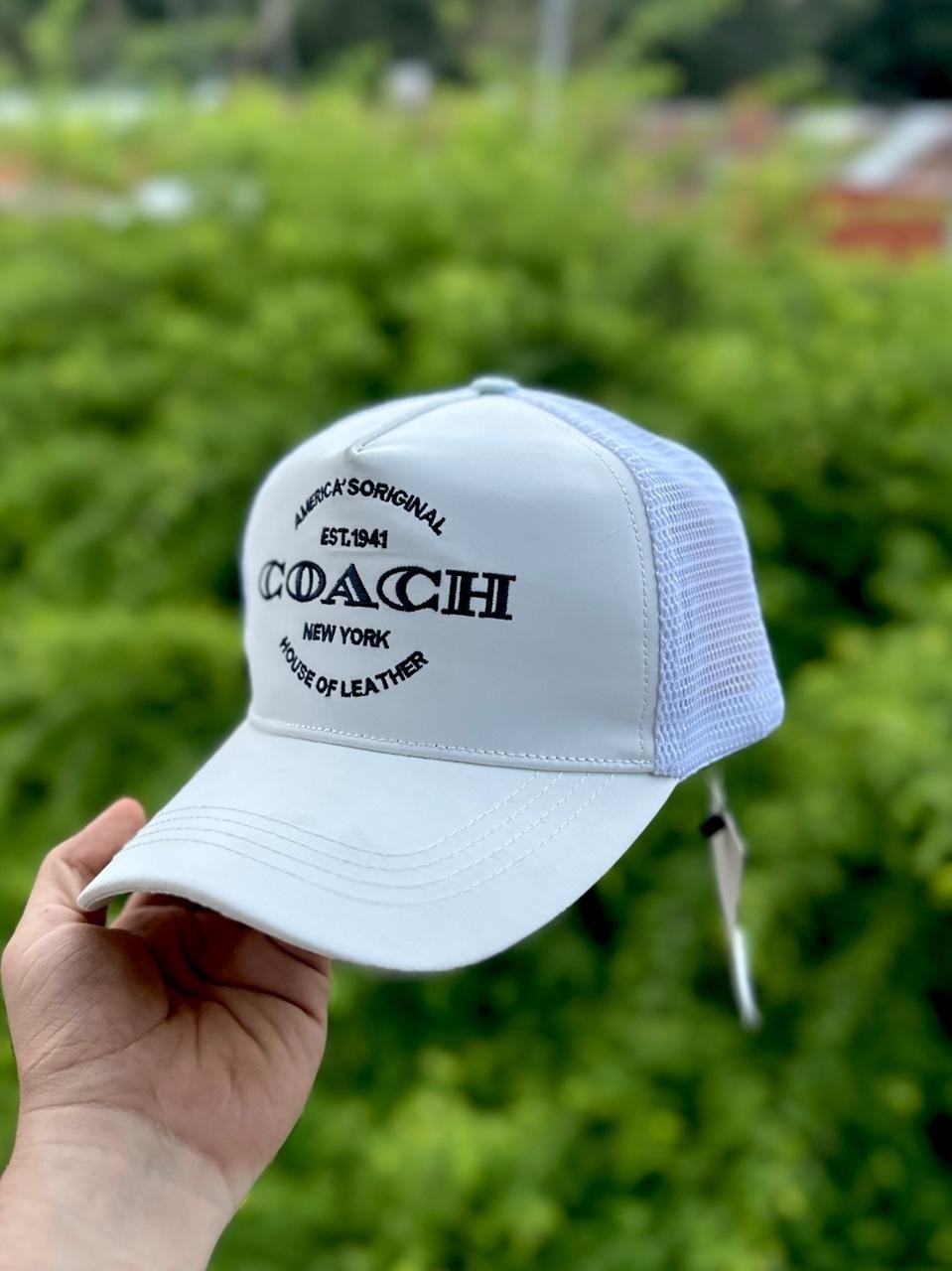 Gorra Coach Blanca
