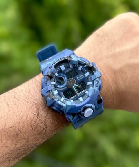 Reloj Casio G shock azul camuflado