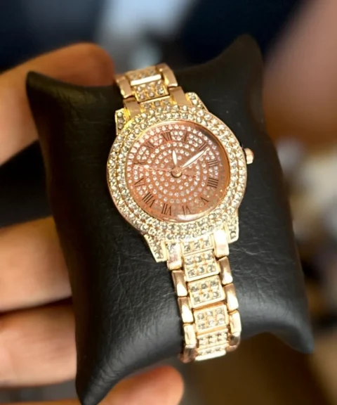 Reloj Diamtando Oro Rosa Dama