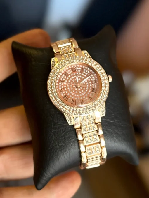 Reloj Diamtando Oro Rosa Dama