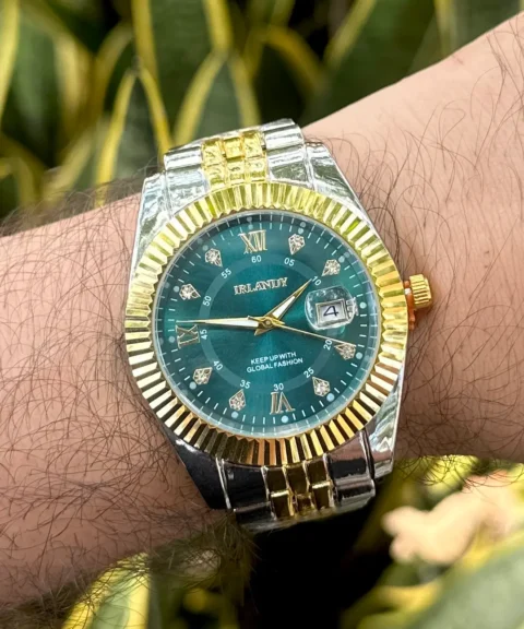 Reloj Irlandy Bicolor Pantalla Verde