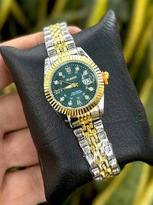 Reloj Irlandy Bicolor Pantalla Verde Dama