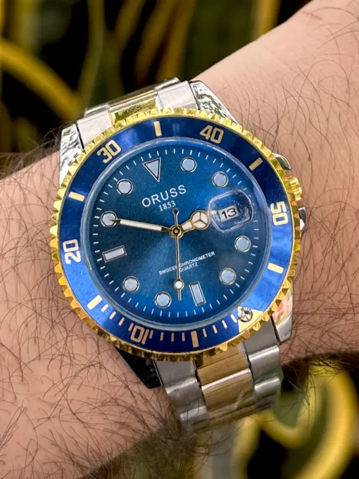 Reloj Oruss Bicolor Pantalla Azul