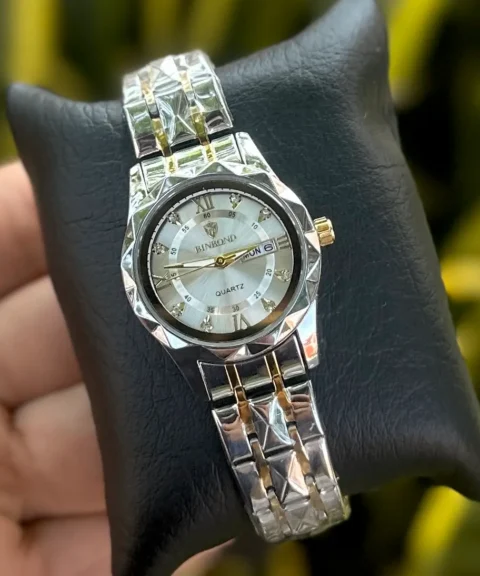 Reloj ShangMei Dama Quartz Bicolor