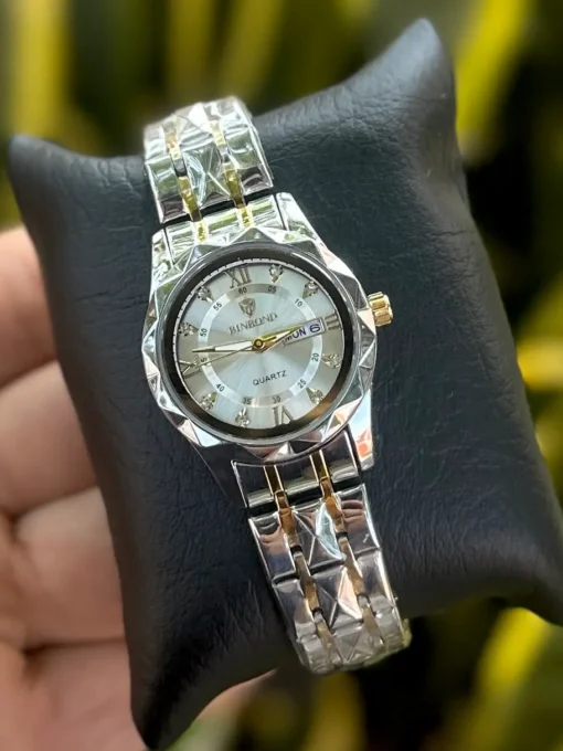 Reloj ShangMei Dama Quartz Bicolor
