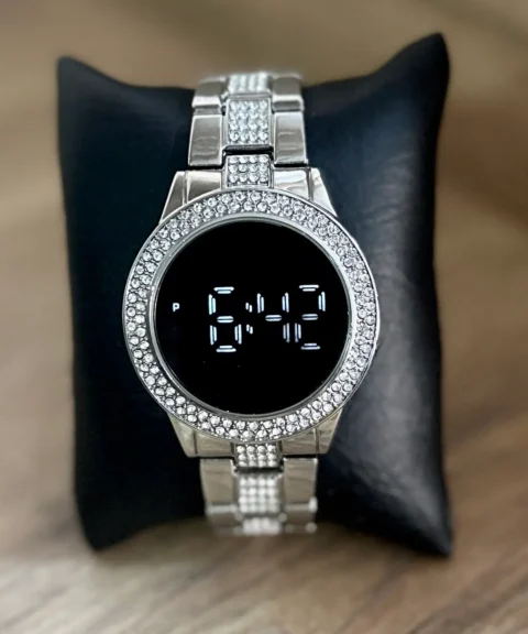 Reloj Touch Platado