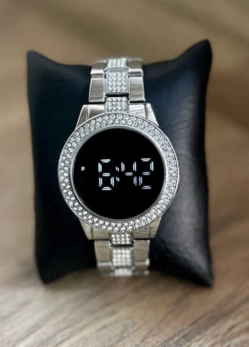 Reloj Touch Platado