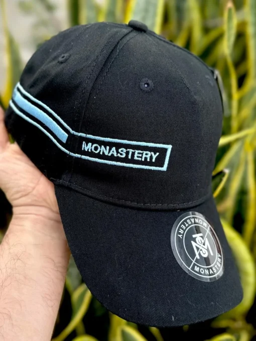 Gorras MST Negra con detalle Azul Claro