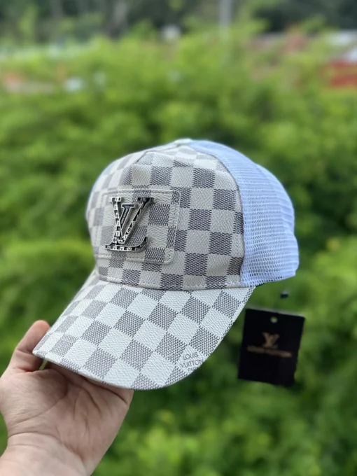 Gorra LV Café y Gris Maya Blanca
