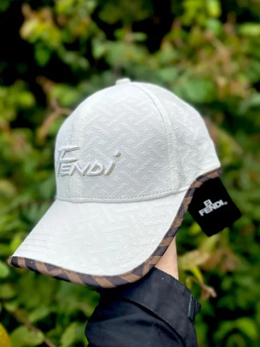Gorra Fendi Borde Café