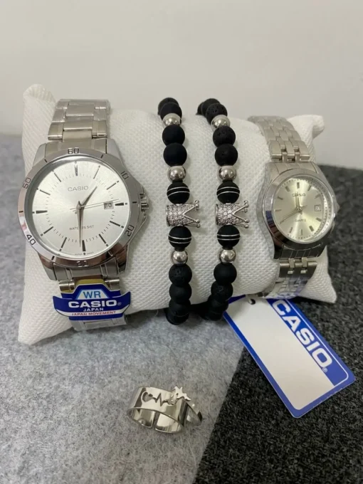 Combo Triple Casio Silver