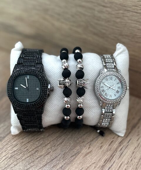 BGTA Combo doble diamanado negro