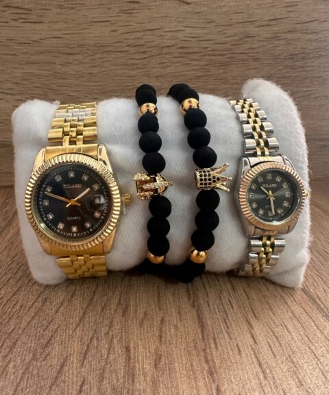 BGTA Combo doble yolako dorado fondo negro