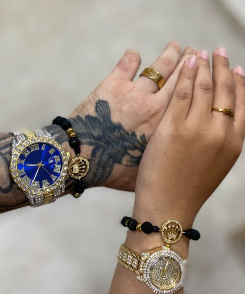 BGTA Combo Triple diamantado bicolor azul