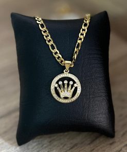 BQUILLA Cadena/Rosario Caballero - Acero Dorado ROLEX