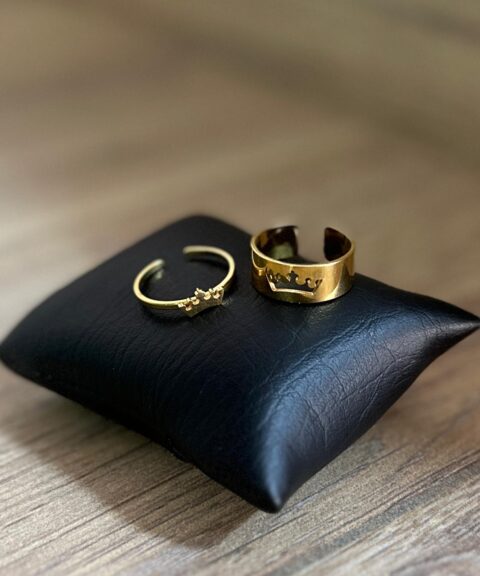 MDE Pareja de Anillos - Dorado