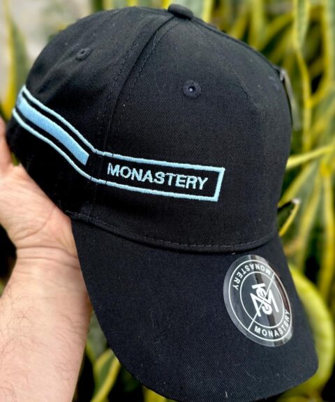 Gorras MST Negra con detalle Azul Claro
