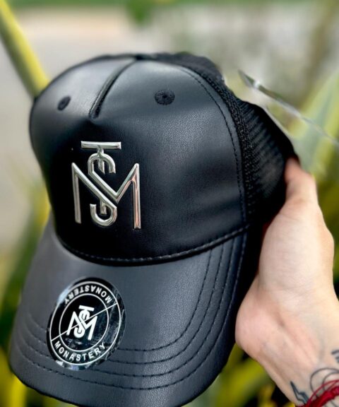 Gorra MST Tipo Cuero Negra