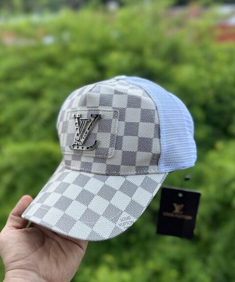 Gorra LV Café y Gris Maya Blanca